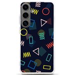 Memphis Seamless Patterns Abstract Jumble Textures Samsung Galaxy S24 Ultra 6.9 Inch TPU UV Case Front