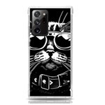 Schwarz katze punk Samsung Galaxy Note 20 Ultra TPU UV Case Front