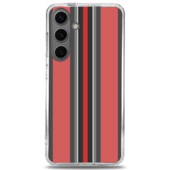 Rosa Grau Streifen Samsung Galaxy S24 6 2 Inch Tpu Uv Case