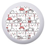 Cute Cat Chef Cooking Seamless Pattern Cartoon Dento Box with Mirror Front