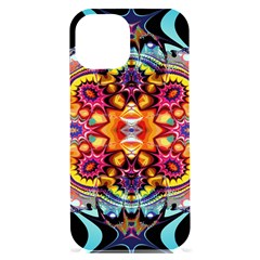 Abstrakte Blume Iphone 15 Plus Black Uv Print Pc Hardshell Case