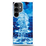 Water Blue Wallpaper Samsung Galaxy S24 Plus 6.7 Inch TPU UV Case Front