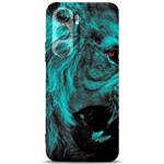 Angry Male Lion Predator Carnivore Samsung Galaxy S24 Plus 6.7 Inch Black TPU UV Case Front