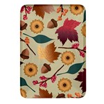 Autumn Leaves Autumn Colour Season Rectangular Glass Fridge Magnet (4 pack) Front
