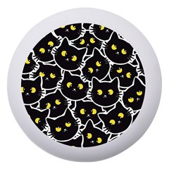 Cat Pattern Pet Drawing Eyes Dento Box With Mirror