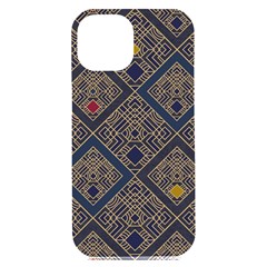 Pattern Seamless Antique Luxury Iphone 15 Plus Black Uv Print Pc Hardshell Case