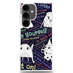 Experience Feeling Clothing Self Samsung Galaxy S24 Plus 6.7 Inch TPU UV Case Front