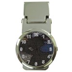 World Map Money Clip Watches Front