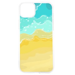 Abstract Background Beach Coast Iphone 15 Tpu Uv Print Case