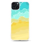 Abstract Background Beach Coast iPhone 15 TPU UV Print Case Front