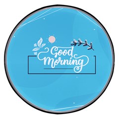 Background Good Morning Wireless Fast Charger(black)