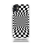 Optical-illusion-chessboard-tunnel iPhone 11 TPU UV Print Case Front