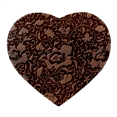 Background Vintage Japanese Design Heart Wood Jewelry Box
