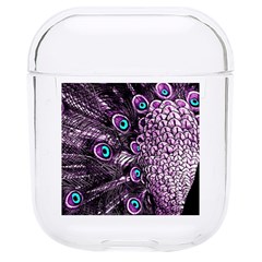 Purple Peacock Hard Pc Airpods 1/2 Case