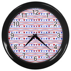 Nautical Digital Paper Nautical Boat Wall Clock (black)