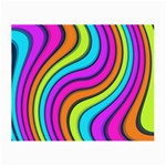 Swirl Twirl Design Pattern Waves Small Glasses Cloth Front