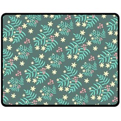 Illustration Pattern Seamless Fleece Blanket (medium)