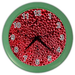 Drops Water Drop Trypophobia Color Wall Clock