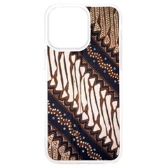 Batik Indonesian Culture Indonesia Authentic Iphone 15 Pro Max Tpu Uv Print Case