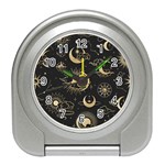 Asian Seamless Pattern With Clouds Moon Sun Stars Vector Collection Oriental Chinese Japanese Korean Travel Alarm Clock Front