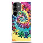 Tie Dye Grateful Dead Bears Samsung Galaxy S24 Plus 6.7 Inch TPU UV Case Front