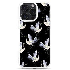 Crane Pattern Iphone 15 Pro Max Tpu Uv Print Case