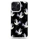 Crane Pattern iPhone 15 Pro Max TPU UV Print Case Front