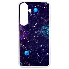 Realistic Night Sky Poster With Constellations Samsung Galaxy S24 Ultra 6 9 Inch Tpu Uv Case