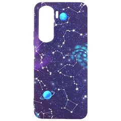 Realistic Night Sky Poster With Constellations Samsung Galaxy S24 Plus 6 7 Inch Black Tpu Uv Case