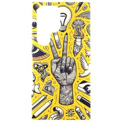 Yellow Template Design Samsung Galaxy S24 Ultra 6 9 Inch Black Tpu Uv Case