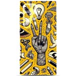 Yellow Template Design Samsung Galaxy S24 Ultra 6.9 Inch Black TPU UV Case Front