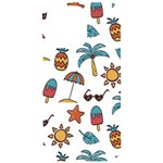 Summer Pineapple Fruit Tropical iPhone 15 Pro Max Black UV Print PC Hardshell Case Front