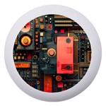 Tech Technology Pattern Dento Box with Mirror Front