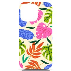 Tropical Sheets Summer Beach Iphone 14 Pro Max Black Uv Print Case