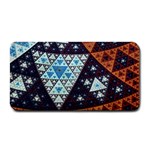 Fractal Triangle Geometric Abstract Pattern Medium Bar Mat 16 x8.5  Bar Mat