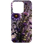 Flower Bloom Blossom Nature Flora iPhone 15 Pro Black UV Print PC Hardshell Case Front