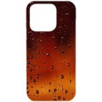 Water Drops, Lui, Amazing iPhone 15 Pro Black UV Print PC Hardshell Case Front