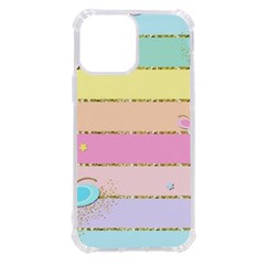 Pastel, Butterfly, Spring, Stripes, Iphone 13 Pro Max Tpu Uv Print Case