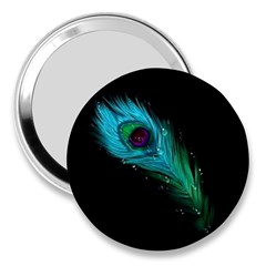 Shree Krishna, Feather, Lord, Rainbows 3  Handbag Mirrors