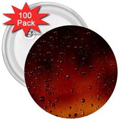 Water Drops, Lui, Amazing 3  Buttons (100 Pack) 