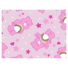 Cheer Bear Pink, Care, Care Bears, Cartoon Two Sides Premium Plush Fleece Blanket (baby Size)