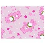 Cheer Bear Pink, Care, Care Bears, Cartoon Two Sides Premium Plush Fleece Blanket (Baby Size) 40 x30  Blanket Front