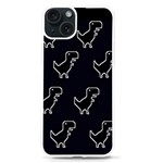 Cute Black, Dinosaur iPhone 15 TPU UV Print Case Front