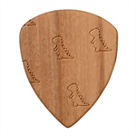 Dinosaur , Cute, Pastel, Wood Guitar Pick (Set of 10) Front