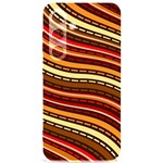 Waves Pattern Abstract Neutrals Samsung Galaxy S24 6.2 Inch Black TPU UV Case Front