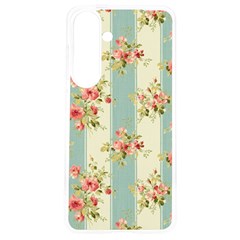 Stripes, Rose,  Texture, Flower, Paper Samsung Galaxy S24 6 2 Inch Tpu Uv Case