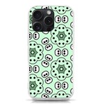 Texture Dots Pattern iPhone 15 Pro TPU UV Print Case Front