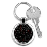 Catty Key Chain (Round) Front