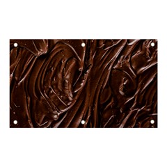 Chocolate Texture, Dark Chocolate Background Banner And Sign 5  X 3 