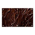 Chocolate Texture, Dark Chocolate Background Banner and Sign 5  x 3  Front